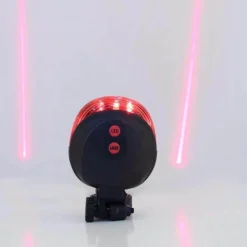 Wilderness Haven Fahrräder & Verkehr|Beleuchtung-Wasserdichte LED-Laser-Fahrradwarnlampe - Helles Sicherheitslicht