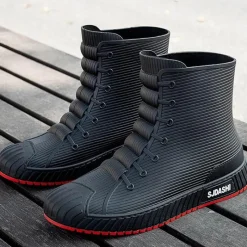 Herren Decor Herrenschuhe-Wasserdichte Schlupfgummistiefel - Stylish Rain Rider