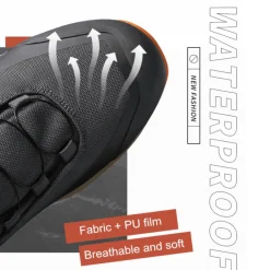 Herren Decor Herrenschuhe-Wasserdichte Schnür-Sneaker-Stiefel – Rain Rider Auto Style