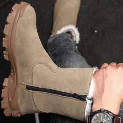 Herren Decor Herrenschuhe-Wasserdichte Sicherheitsstiefel – Strapazierfähiges, strapazierfähiges Arbeitsschuhwerk