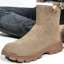 Herren Decor Herrenschuhe-Wasserdichte Sicherheitsstiefel – Strapazierfähiges, strapazierfähiges Arbeitsschuhwerk