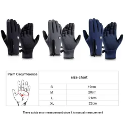 Wilderness Haven Fahrräder & Verkehr|Camping-Werkzeuge-Wasserdichte Touchscreen-Winterhandschuhe – Thermische Wärme und Schutz