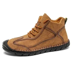 Herren Decor Herrenschuhe-Wasserdichte Wanderschuhe aus Leder – Mountain Trail Footwear