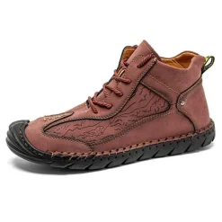 Herren Decor Herrenschuhe-Wasserdichte Wanderschuhe aus Leder – Mountain Trail Footwear