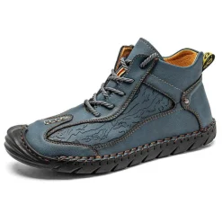 Herren Decor Herrenschuhe-Wasserdichte Wanderschuhe aus Leder – Mountain Trail Footwear
