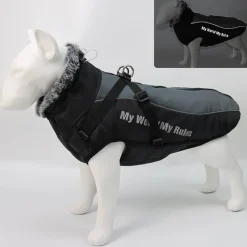 Furendo Haustierzubehör|Reinigungswerkzeuge Für Haustiere-Wasserdichte Winterjacke für Hunde – warmer, gemütlicher Haustiermantel