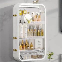 Tranquil Waters Badezimmer|Küche & Esszimmer-Wasserdichter Badezimmer-Organizer – staubdichte Aufbewahrungslösung