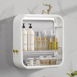 Tranquil Waters Badezimmer|Küche & Esszimmer-Wasserdichter Badezimmer-Organizer – staubdichte Aufbewahrungslösung