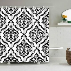 Aqua Essence Badezimmer-Wasserdichter Duschvorhang – Stilvolles Badezimmerdekor