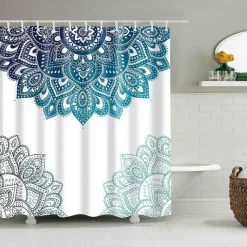 Aqua Essence Badezimmer-Wasserdichter Duschvorhang – Stilvolles Badezimmerdekor