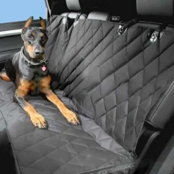Furendo Autozubehör|Automobilindustrie-Wasserdichter, faltbarer Autositzbezug für Haustiere – langlebiger Rücksitzschutz
