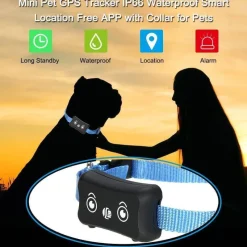 Decor Haustierzubehör-Wasserdichter GPS-Haustier-Tracker – Echtzeit-Ortungshalsband für Hunde und Katzen
