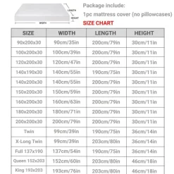 The Decor Haven Gadgets Für Zuhause-Wasserdichter Matratzenschoner – Atmungsaktiver Bettbezug, allergie- und staubmilbenresistent