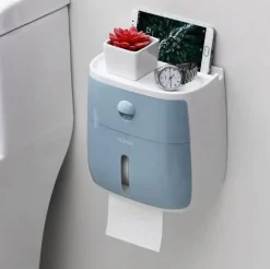 The Blissful Bath Badezimmer-Wasserdichter Toilettenpapierhalter - Badezimmer-Aufbewahrungs-Organizer
