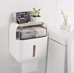 The Blissful Bath Badezimmer-Wasserdichter Toilettenpapierhalter - Badezimmer-Aufbewahrungs-Organizer