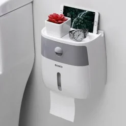 The Blissful Bath Badezimmer-Wasserdichter Toilettenpapierhalter - Badezimmer-Aufbewahrungs-Organizer