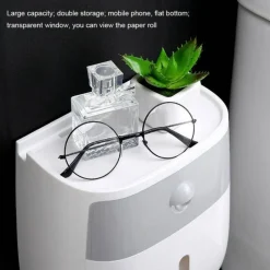 The Blissful Bath Badezimmer-Wasserdichter Toilettenpapierhalter - Badezimmer-Aufbewahrungs-Organizer