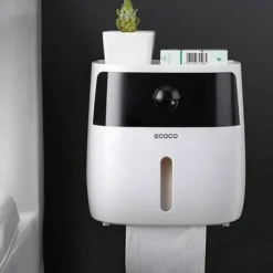 The Blissful Bath Badezimmer-Wasserdichter Toilettenpapierhalter - Badezimmer-Aufbewahrungs-Organizer