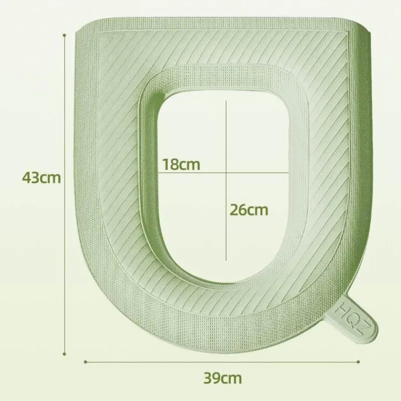 Tranquil Waters Badezimmer-Wasserdichter, weicher Toilettensitzbezug – Easy Lifter Cushion