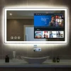 Tranquil Waters Heimwerkzeuge|Badezimmer-Wasserdichter Zauberspiegel mit LED-Touchscreen – intelligenter Kosmetikspiegel