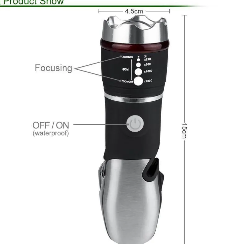 Roam Ready Outdoor-Artikel|Outdoor-Gadgets-Wasserdichtes LED-Campinglicht – Multifunktionales Outdoor-Werkzeug