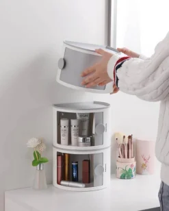 The Blissful Bath Badezimmer-Wasserdichtes mehrschichtiges Toilettenpapierhalter-Regal - Badezimmer-Aufbewahrungs-Organizer