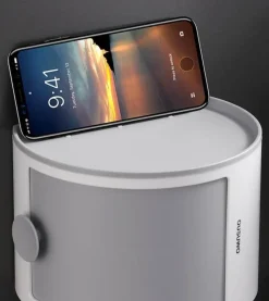 The Blissful Bath Badezimmer-Wasserdichtes mehrschichtiges Toilettenpapierhalter-Regal - Badezimmer-Aufbewahrungs-Organizer