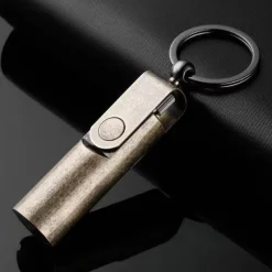 The Outdoor Vault Camping-Werkzeuge|Camping Im Freien-Wasserdichtes Schlüsselanhänger-Feuerzeug – Kompaktes Überlebenswerkzeug