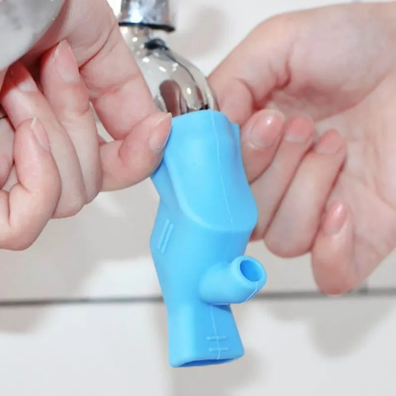 Tranquil Waters Badezimmer-Wasserhahnverlängerung für Kinder – Elastischer Wasserhahnadapter