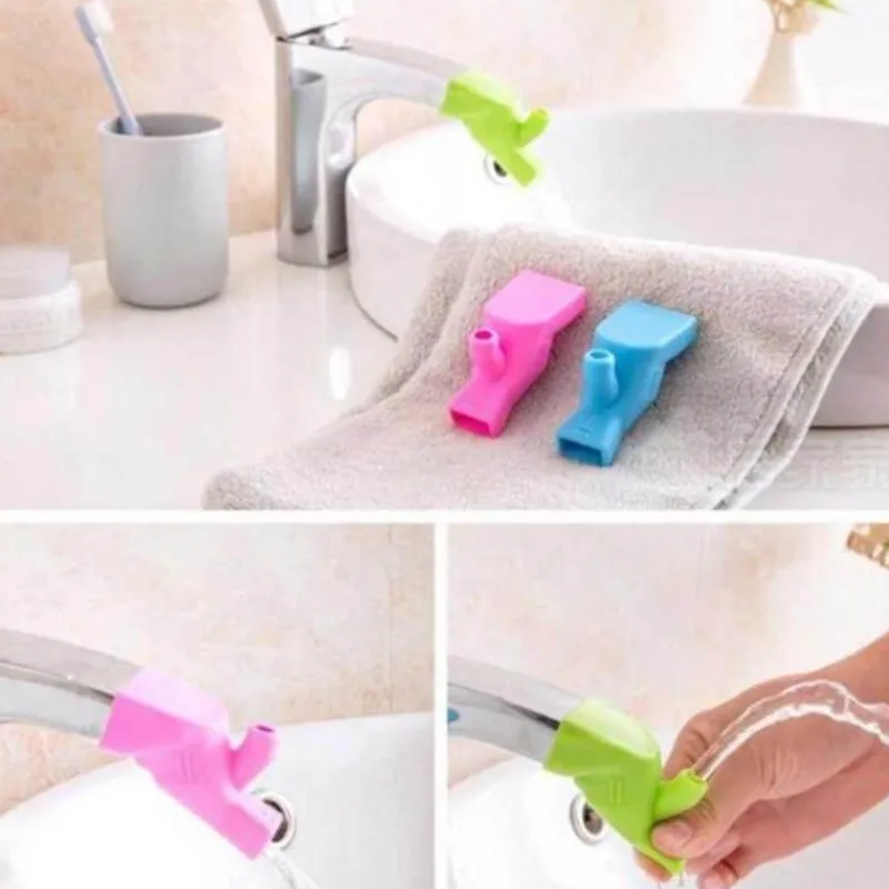 Tranquil Waters Badezimmer-Wasserhahnverlängerung für Kinder – Elastischer Wasserhahnadapter