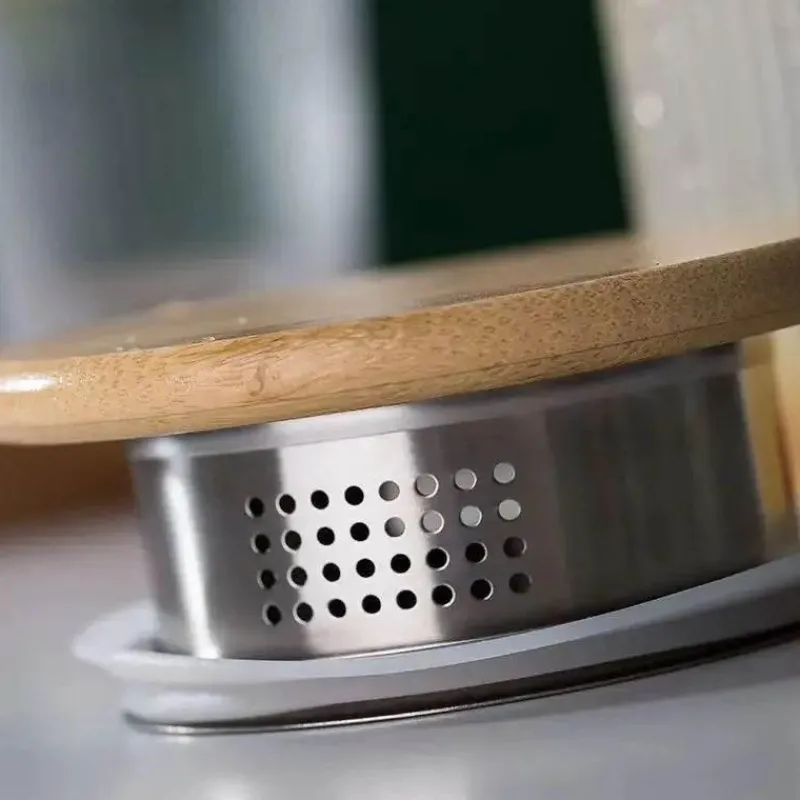 Plates u0026 More Küche & Esszimmer-Wasserkrug aus Glas mit Griff – Vielseitiger Krug für heißen und kalten Tee