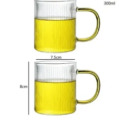 Plates u0026 More Küche & Esszimmer-Wasserkrug aus Glas mit Griff – Vielseitiger Krug für heißen und kalten Tee