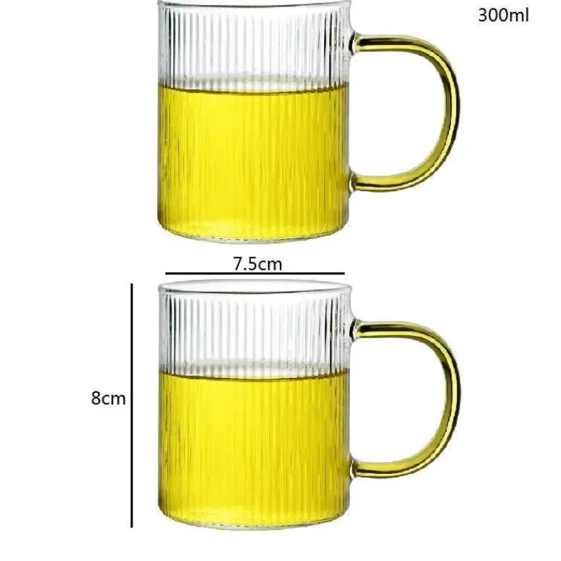 Plates u0026 More Küche & Esszimmer-Wasserkrug aus Glas mit Griff – Vielseitiger Krug für heißen und kalten Tee