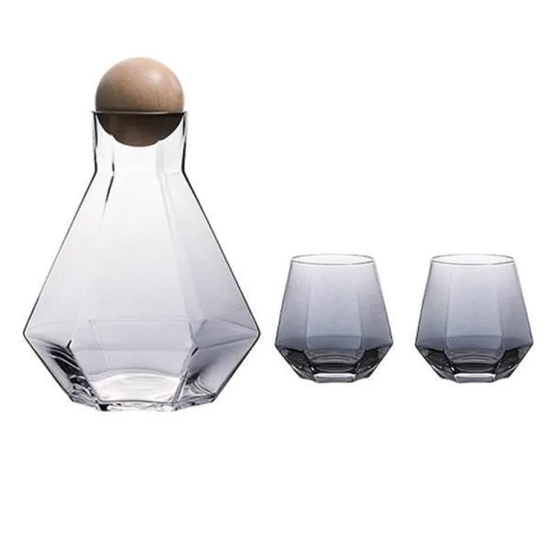 The Cozy Mug Küche & Esszimmer-Wasserkrug-Set aus Glas – Stilvoller Krug mit Filter