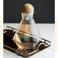 The Cozy Mug Küche & Esszimmer-Wasserkrug-Set aus Glas – Stilvoller Krug mit Filter