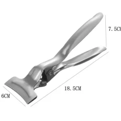 The Culinary Kit Küche & Esszimmer-Wassermelonenmesser - Halbschneider aus Edelstahl