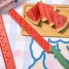 The Culinary Kit Küche & Esszimmer-Wassermelonenschneider – Einfaches Obstschneidewerkzeug mit langem Griff