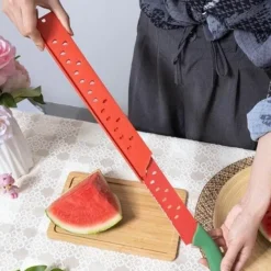 The Culinary Kit Küche & Esszimmer-Wassermelonenschneider – Einfaches Obstschneidewerkzeug mit langem Griff
