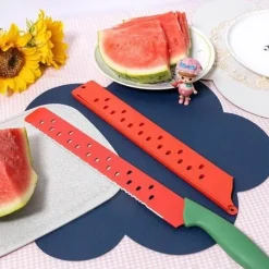 The Culinary Kit Küche & Esszimmer-Wassermelonenschneider – Einfaches Obstschneidewerkzeug mit langem Griff