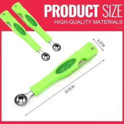 The Culinary Kit Küche & Esszimmer-Wassermelonenschneider – 3-in-1-Obstschneider