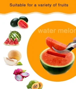 The Decor Haven Küche & Esszimmer-Wassermelonenschneider – Obstschneider zum einfachen Servieren
