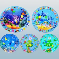 Furendo Haustierzubehör|Reinigungswerkzeuge Für Haustiere-Wasserspielmatte – Interaktives Wasseraktivitätsspielzeug für Kinder