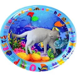 Furendo Haustierzubehör|Reinigungswerkzeuge Für Haustiere-Wasserspielmatte – Interaktives Wasseraktivitätsspielzeug für Kinder