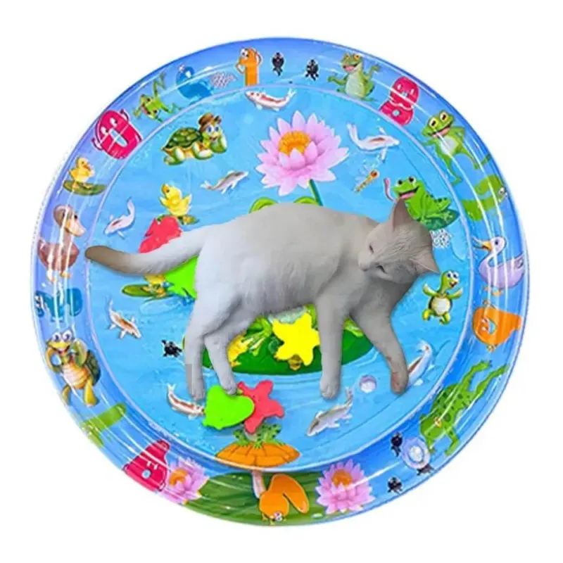 Furendo Haustierzubehör|Reinigungswerkzeuge Für Haustiere-Wasserspielmatte – Interaktives Wasseraktivitätsspielzeug für Kinder