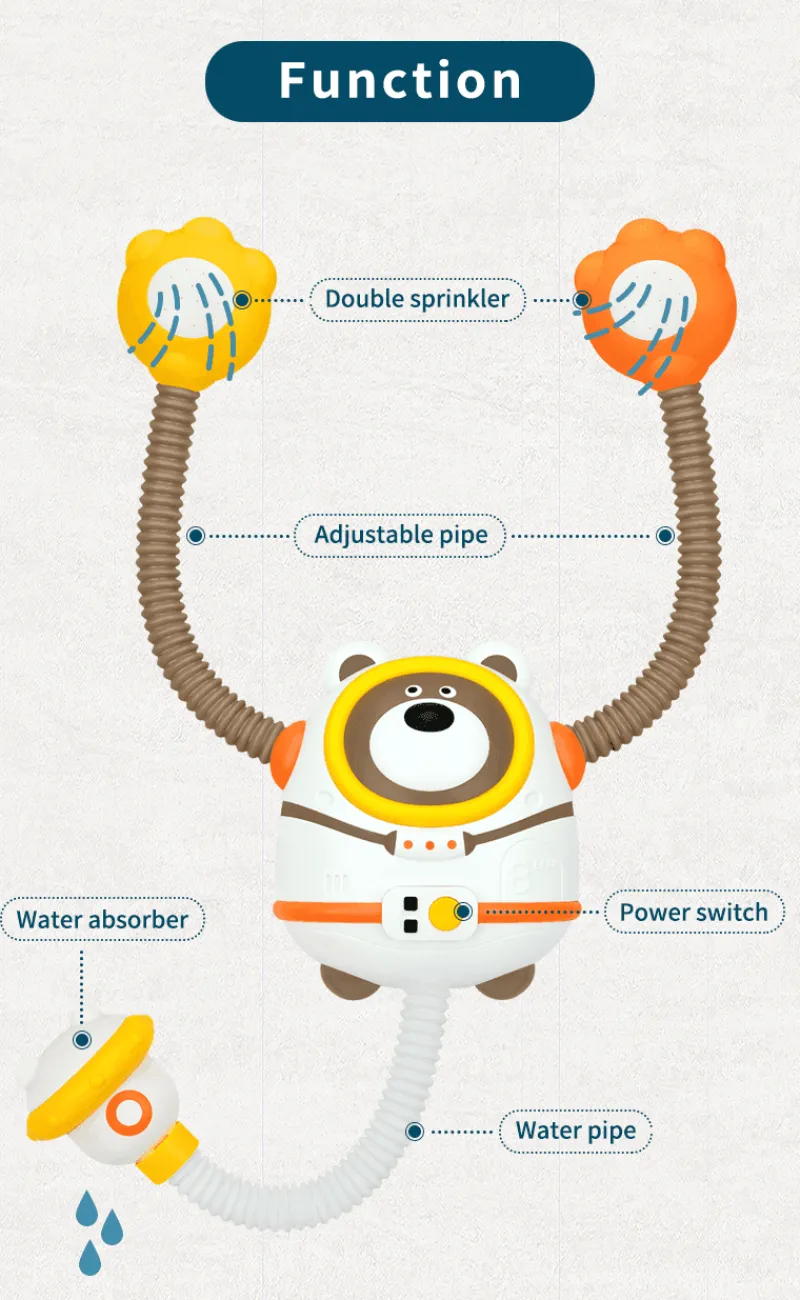 Kinder Aqua Essence Kinderwagen & Zubehör|Babyspielzeug-Wassersprinkler-Badespielzeug für Kinder – lustiges Badewannen-Sprühspiel