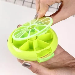 Decor Gesundheits- Und Entspannungstools-Wöchentliches Pillendosen-Set – 2 drehbare Medikamentenboxen