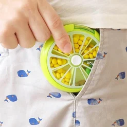 Decor Gesundheits- Und Entspannungstools-Wöchentliches Pillendosen-Set – 2 drehbare Medikamentenboxen