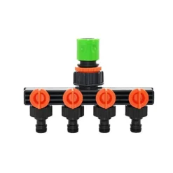 Adventure Basecamp Camping Im Freien|Gadgets Für Zuhause-4-Wege-Wasserverteiler für den Gartenhahn – Schlauchverbinder-Bewässerungssystem