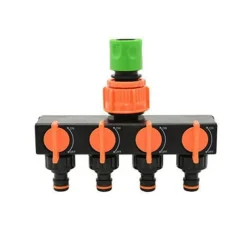 Adventure Basecamp Camping Im Freien|Gadgets Für Zuhause-4-Wege-Wasserverteiler für den Gartenhahn – Schlauchverbinder-Bewässerungssystem