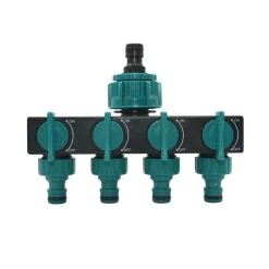 Adventure Basecamp Camping Im Freien|Gadgets Für Zuhause-4-Wege-Wasserverteiler für den Gartenhahn – Schlauchverbinder-Bewässerungssystem